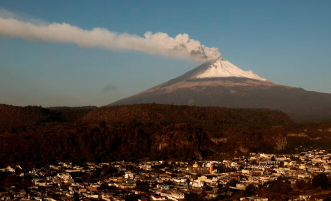 Actividad del Popocatépetl incrementada en las últimas 24 horas