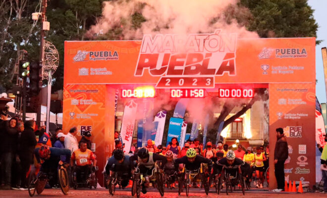 Éxito rotundo en el “Maratón Puebla 2023”