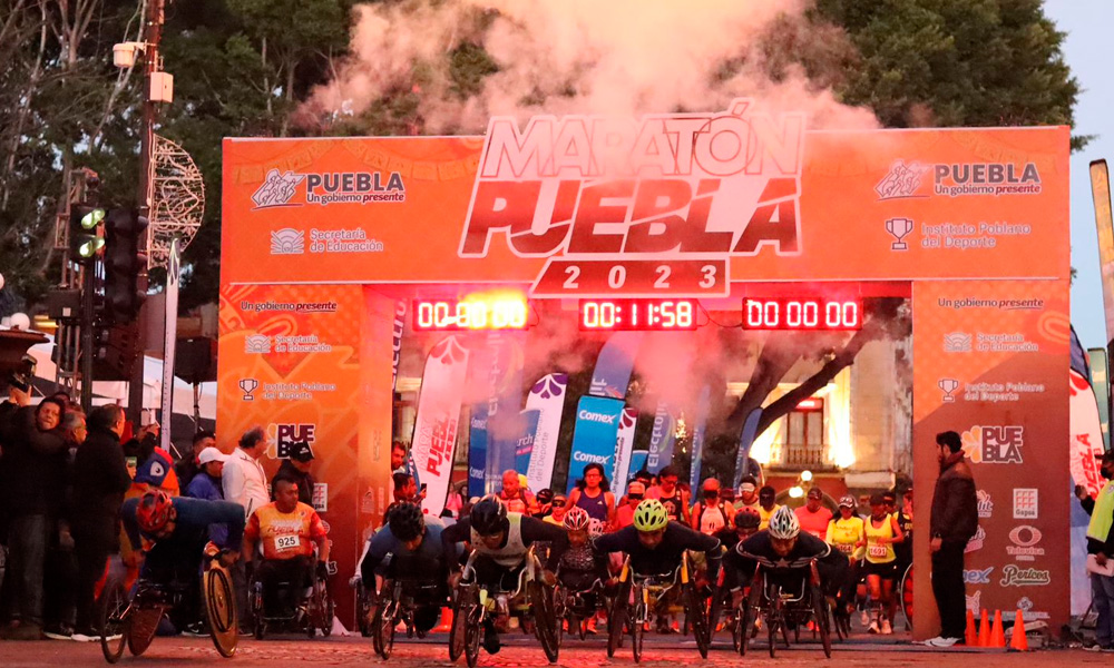 Éxito rotundo en el “Maratón Puebla 2023”