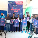Presentan de la playera y medallas del segundo medio maratón Puebla 2023