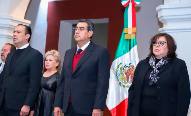 Gobernador encabeza el primer aniversario luctuoso de Miguel Barbosa