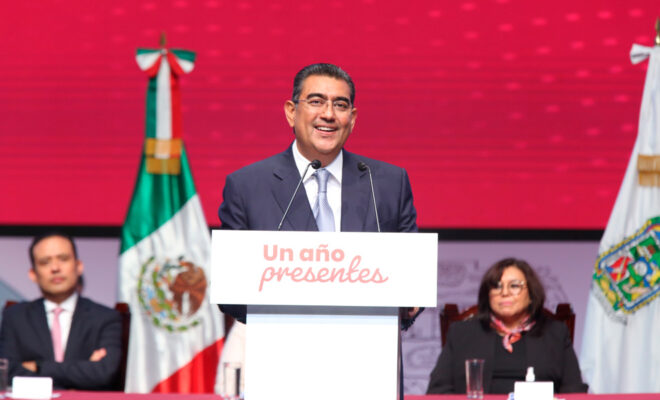 Puebla: Sergio Salomón da su primer Informe de Gobierno