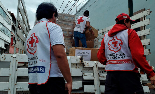 Cruz Roja Mexicana en Puebla envía 30 toneladas de ayuda humanitaria a Guerrero