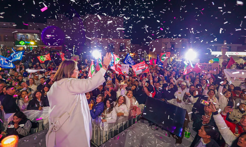 En Fresnillo, Zacatecas, Xóchitl Gálvez inicia campaña