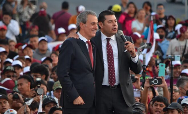 Rescate de Unidades Habitacionales en Puebla por parte de candidatos Alejandro Armenta y Pepe Chedraui**