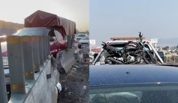 Accidente en Autopista México-Puebla deja 2 muertos
