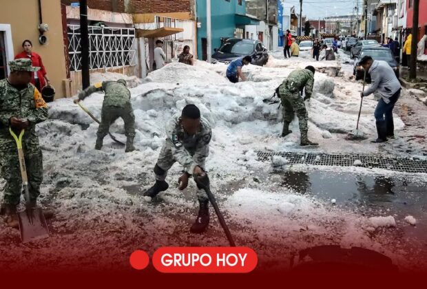 Puebla afectada este domingo por fuertes inundaciones y granizadas