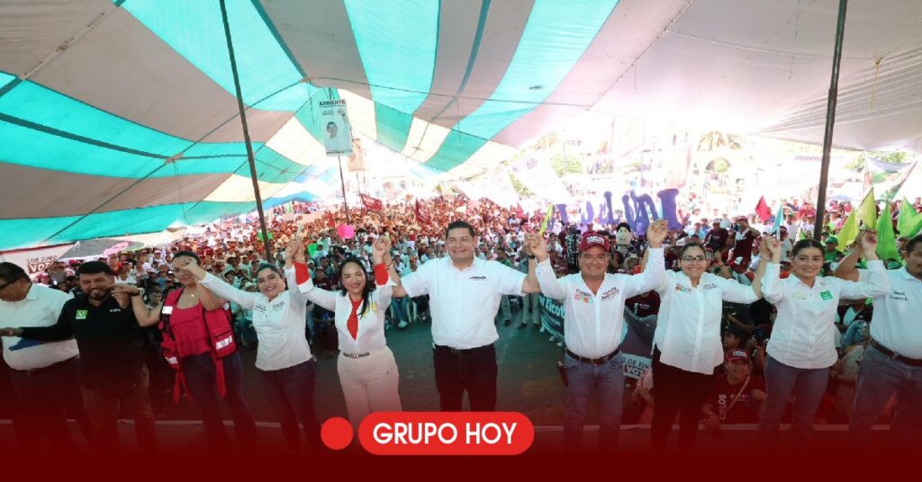 Alejandro Armenta lleva sus propuestas a municipios de Puebla en su antepenúltimo día de campaña