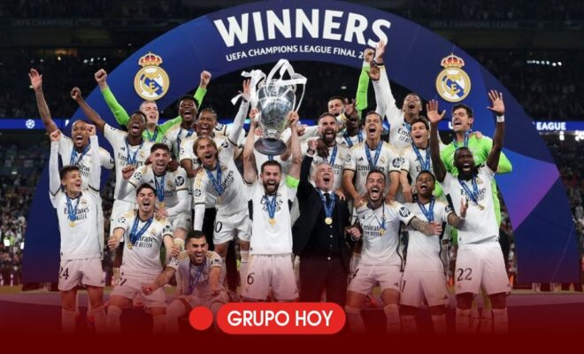 Real Madrid conquista su 15ª Champions League en Wembley