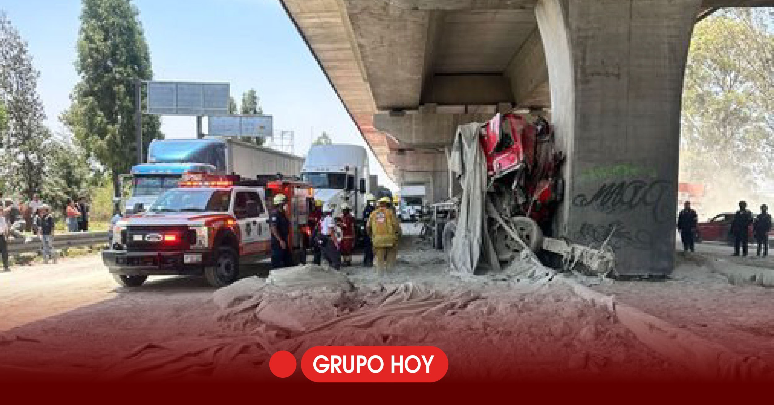 Identifican a transportista fallecido en accidente en la autopista México-Puebla