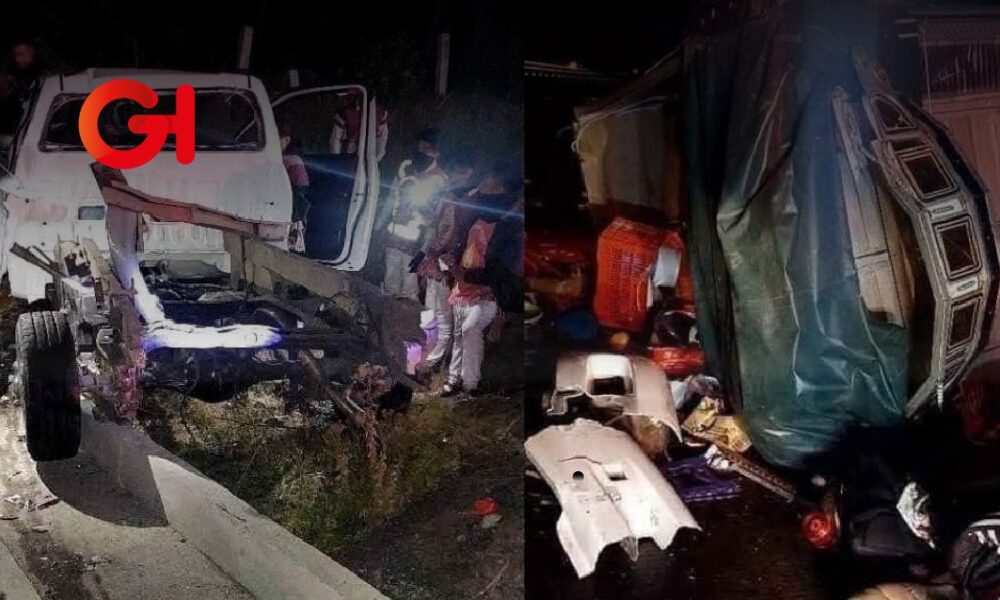 10 peregrinos afectados por choque en la autopista México-Puebla